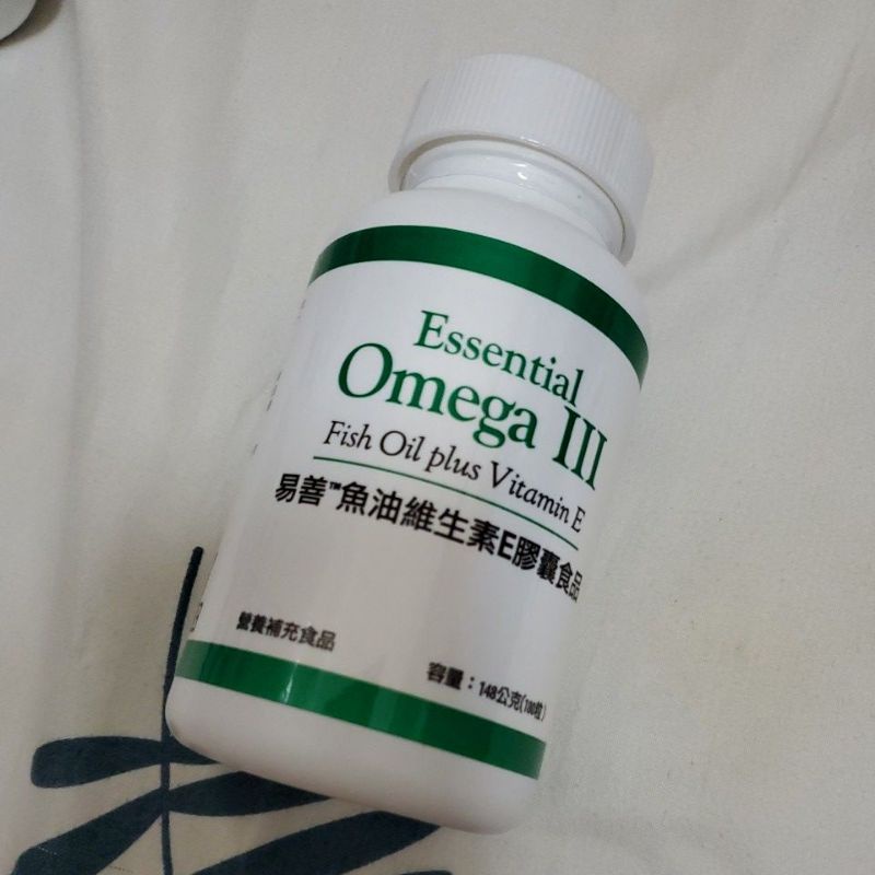 美安 魚油 OMEGA III 魚油維生素E膠囊食品