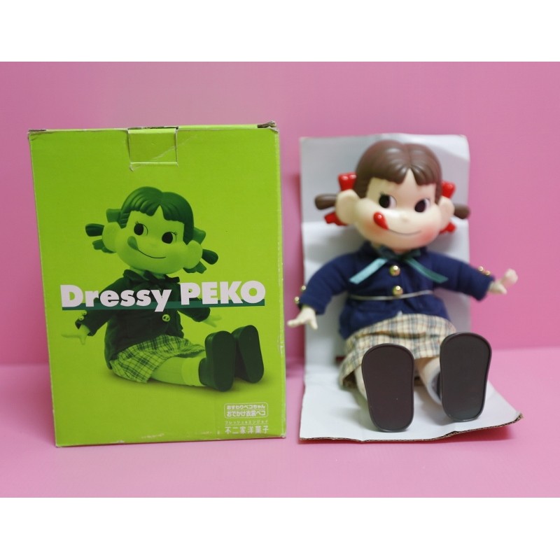 【Dona日貨】日本正版 不二家洋菓子系列牛奶妹Dressy peko高校制服 娃娃/玩偶/公仔/擺飾 A13