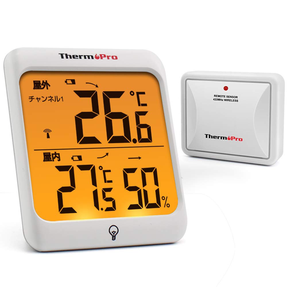 【北歐生活】ThermoPro TP-63 無線室內外溫度計 室內濕度計  數位LCD大畫面