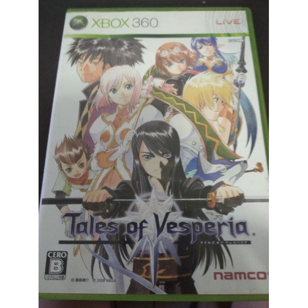 xbox360 遊戲光碟 tales of vesperia