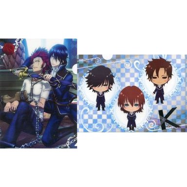 K MISSING KINGS 宗像禮司 周防尊 兩入資料夾 KUJI ANIKUJI L夾 K-2賞