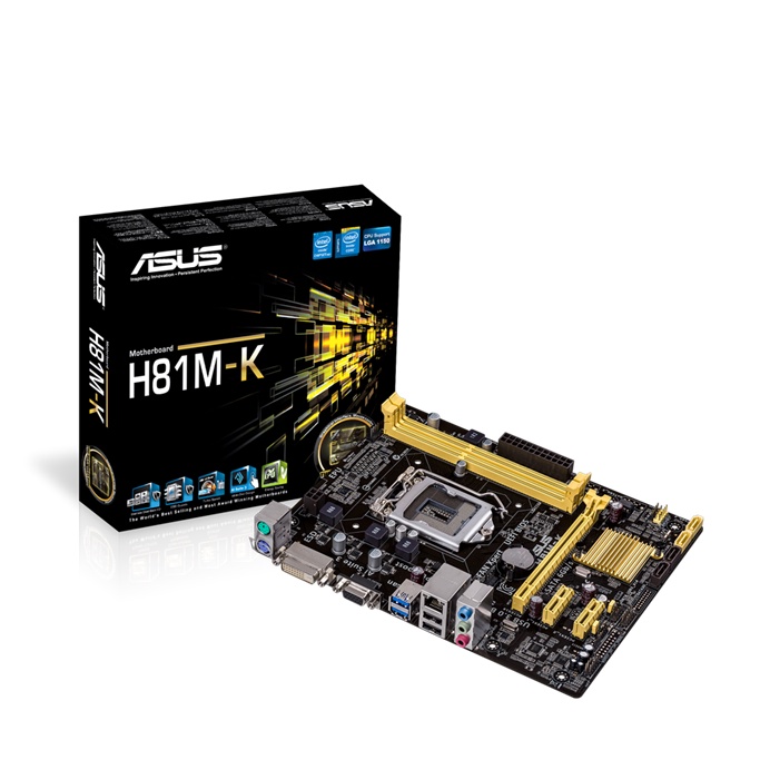 全新盒裝 ASUS 華碩 H81M-K 主機板 LGA 1150 (清倉品)