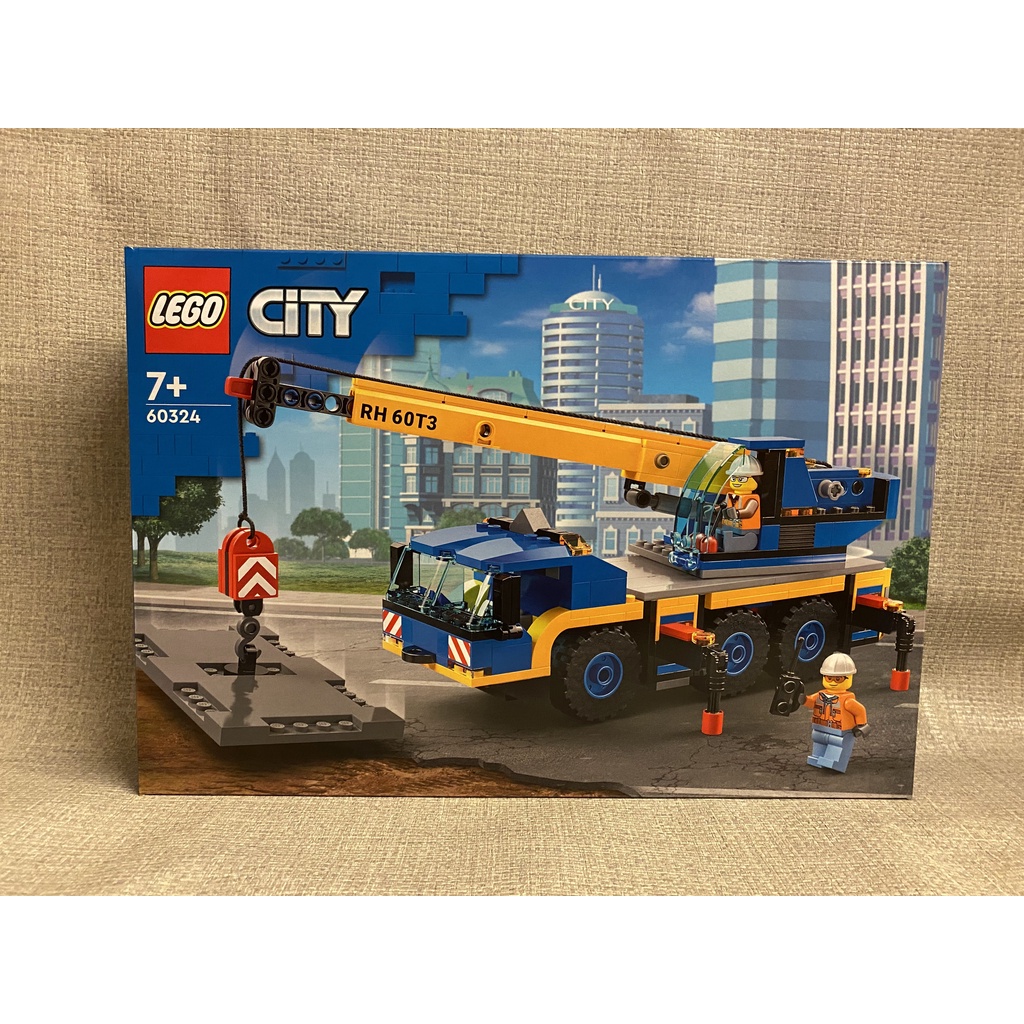 【LETO小舖】樂高 LEGO CITY系列 60324 移動式起重機 全新未拆 現貨