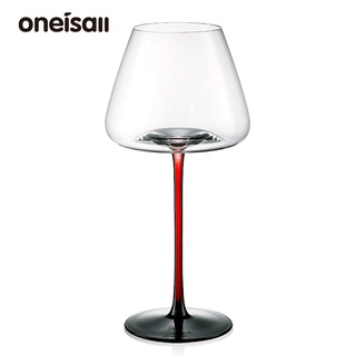 ONEISALL 紅酒杯套裝 香檳杯 高腳玻璃紅酒杯 家用水晶玻璃酒杯一對
