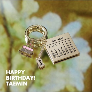 SHINee 泰民 生日鑰匙圈 Taemin 官方周邊 Birthday keyring 鑰匙圈