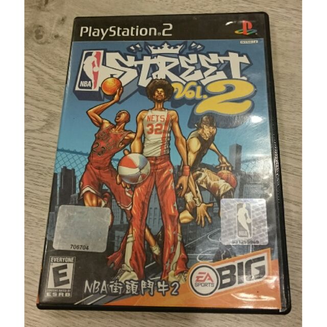 PS2遊戲片 NBA街頭鬥牛2 出清價