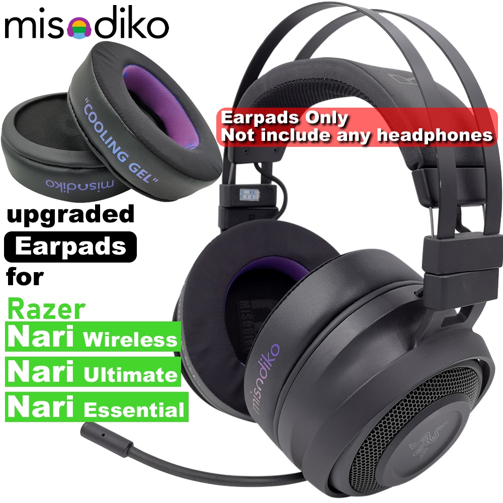 Misodiko 升級的耳墊可替換 Razer Nari 無線, Nari Essential / Ultimate 遊