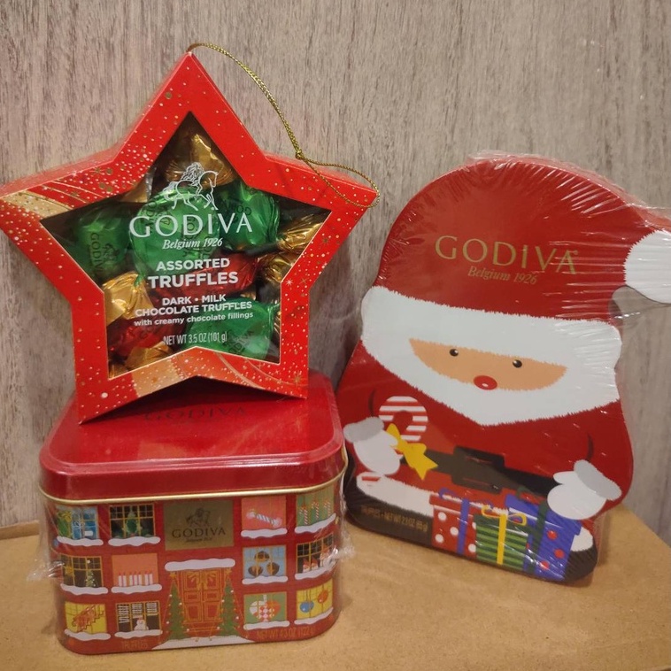 美國代購✨現貨✨Godiva精美禮盒巧克力 聖誕G 聖誕老人G 聖誕節 交換禮物 星形 巧克力