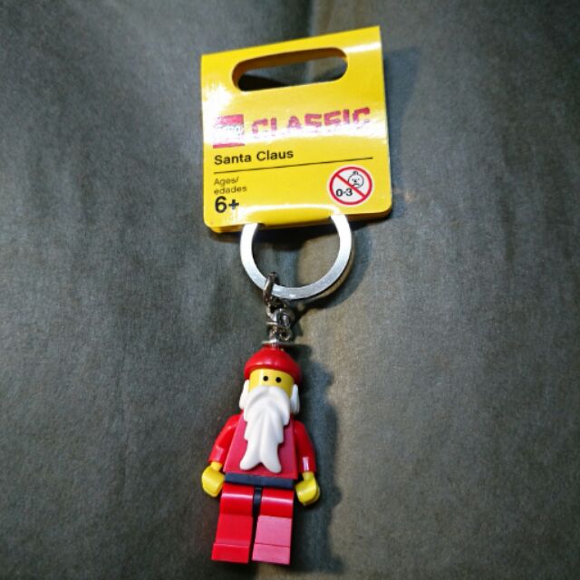 樂高 lego 鑰匙圈 全新未用 聖誕老人 4×2金色磚