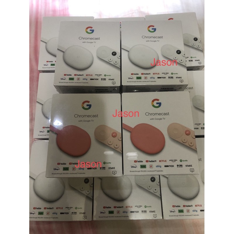 白色 現貨 Chromecast with google TV
