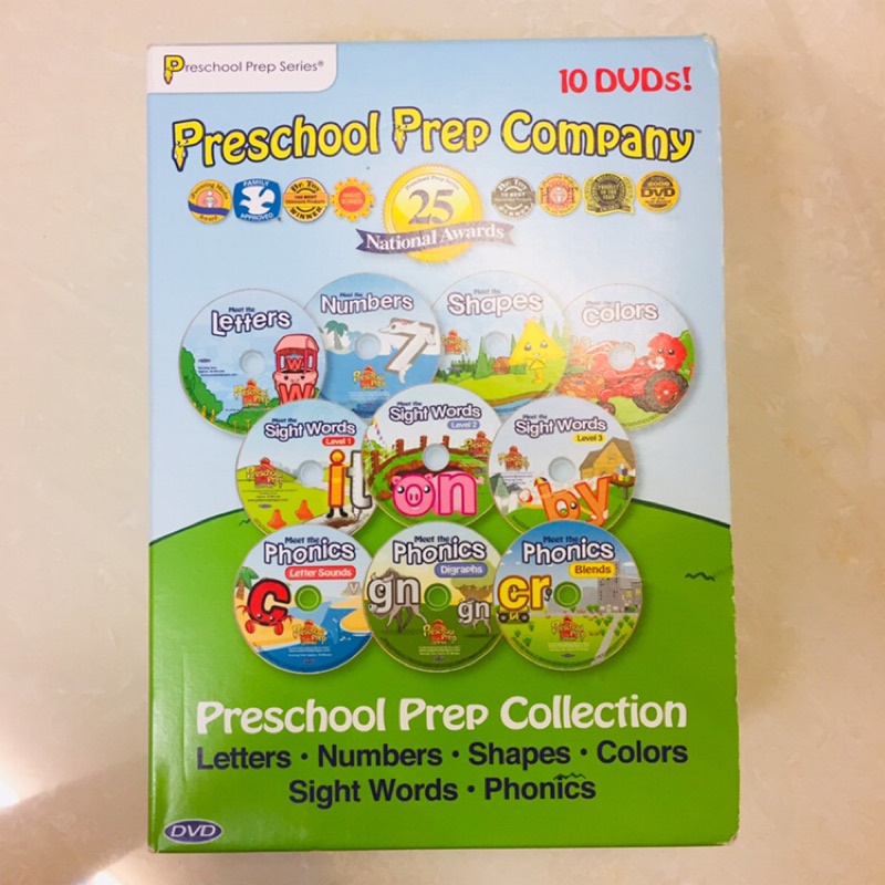 [二手DVD］Preschool Prep Company幼教學齡前學習DVD