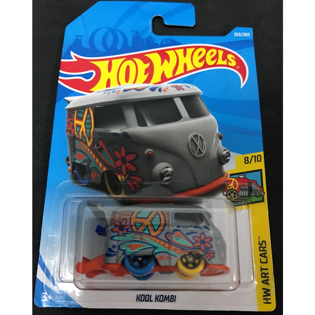 風火輪 Hot Wheels 福斯 Volkswagen Kool Kombi 灰色 普卡