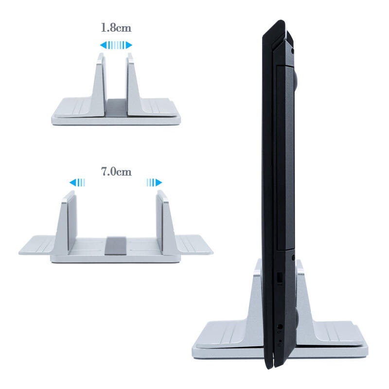 適用 NB/蘋果mac mini/MacBook 主機立式支架 散熱收納架