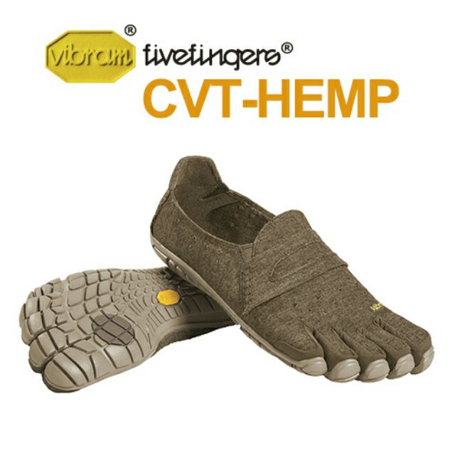 《送排汗五趾襪~》 Vibram FiveFingers 黃金大底五趾鞋 男款休閒鞋 CVT-HEMP 14M6201