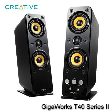 【3CTOWN】限量 含稅公司貨 CREATIVE GigaWorks T40 II 二件式 2.0 喇叭