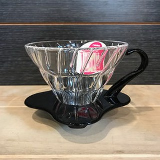 【卡拉拉咖啡精品】日本 Hario V60 玻璃 濾杯 1-2杯用 / VDG-01 黑 手沖咖啡