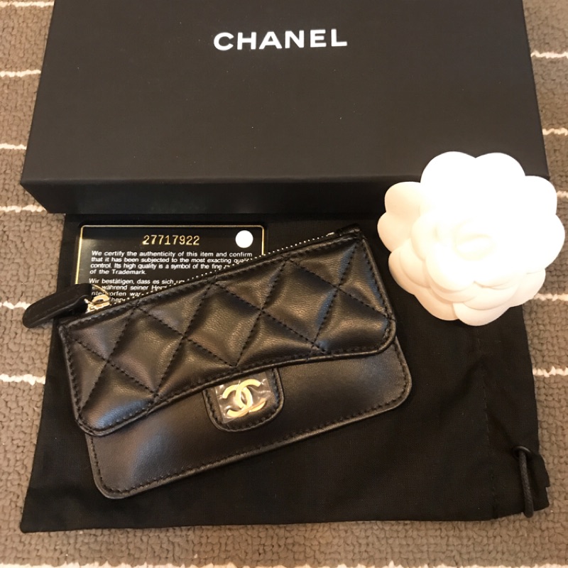 法國購回 Chanel 香奈兒經典小羊皮三用卡夾零錢包classic Card Holder 多功能長夾 蝦皮購物