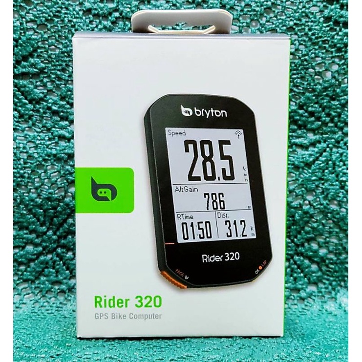 特賣 Bryton Rider 320E 320T 碼錶 主機+固定座+充電線 全中文GPS碼表 35小時高續航力碼錶