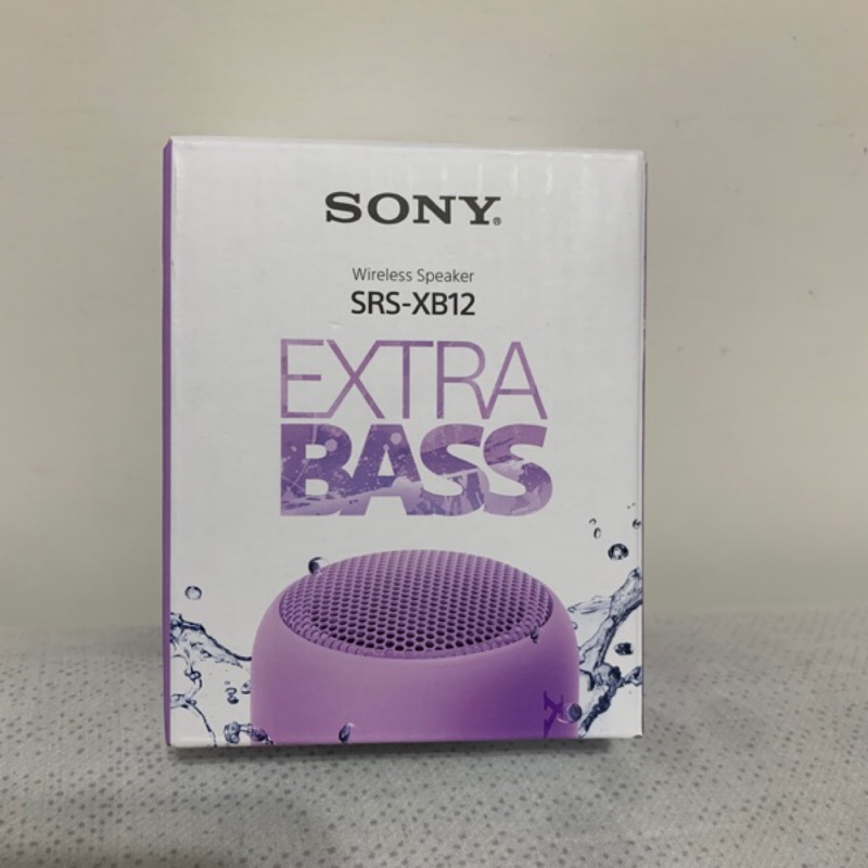 Sony 藍芽喇叭SRS-XB12 (全新）