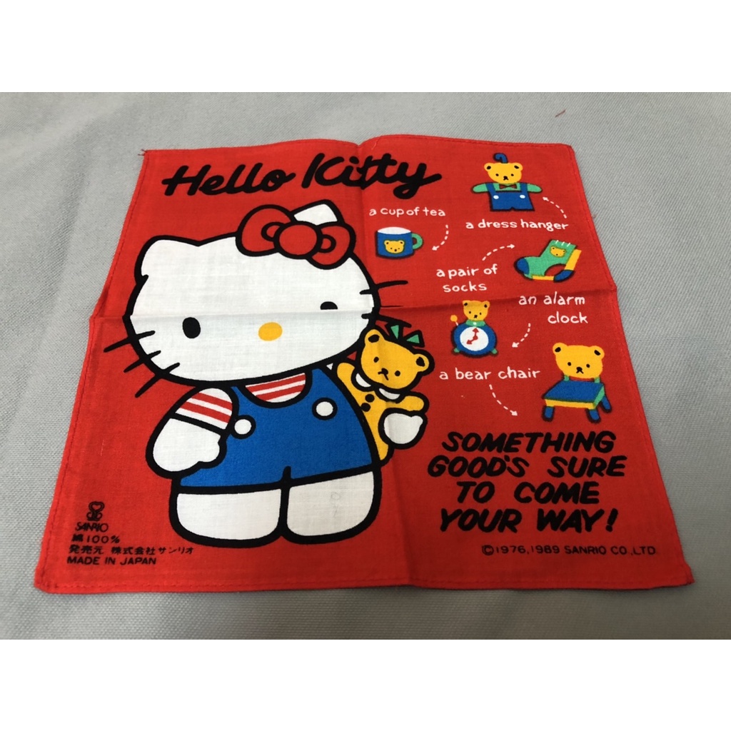 ＜采芳小舖＞Hello Kitty,凱蒂貓,三麗鷗,Sanrio,1989 手帕78
