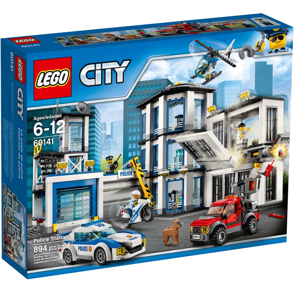 《熊樂家║高雄 樂高 專賣》LEGO 60141 警察局 Police Station City 城市系列