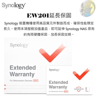 【含稅開發票】Synology EW201 二年延長保固卡 DS1825+ DS1621+ DS925+ DS723+