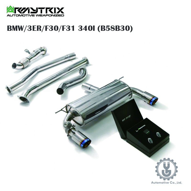 Armytrix BMW/3ER/F30/F31 340I (B58B30) 排氣系統 全新空運【YGAUTO】