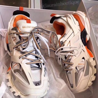 balenciaga track is suing function running shoes blue grey orange
