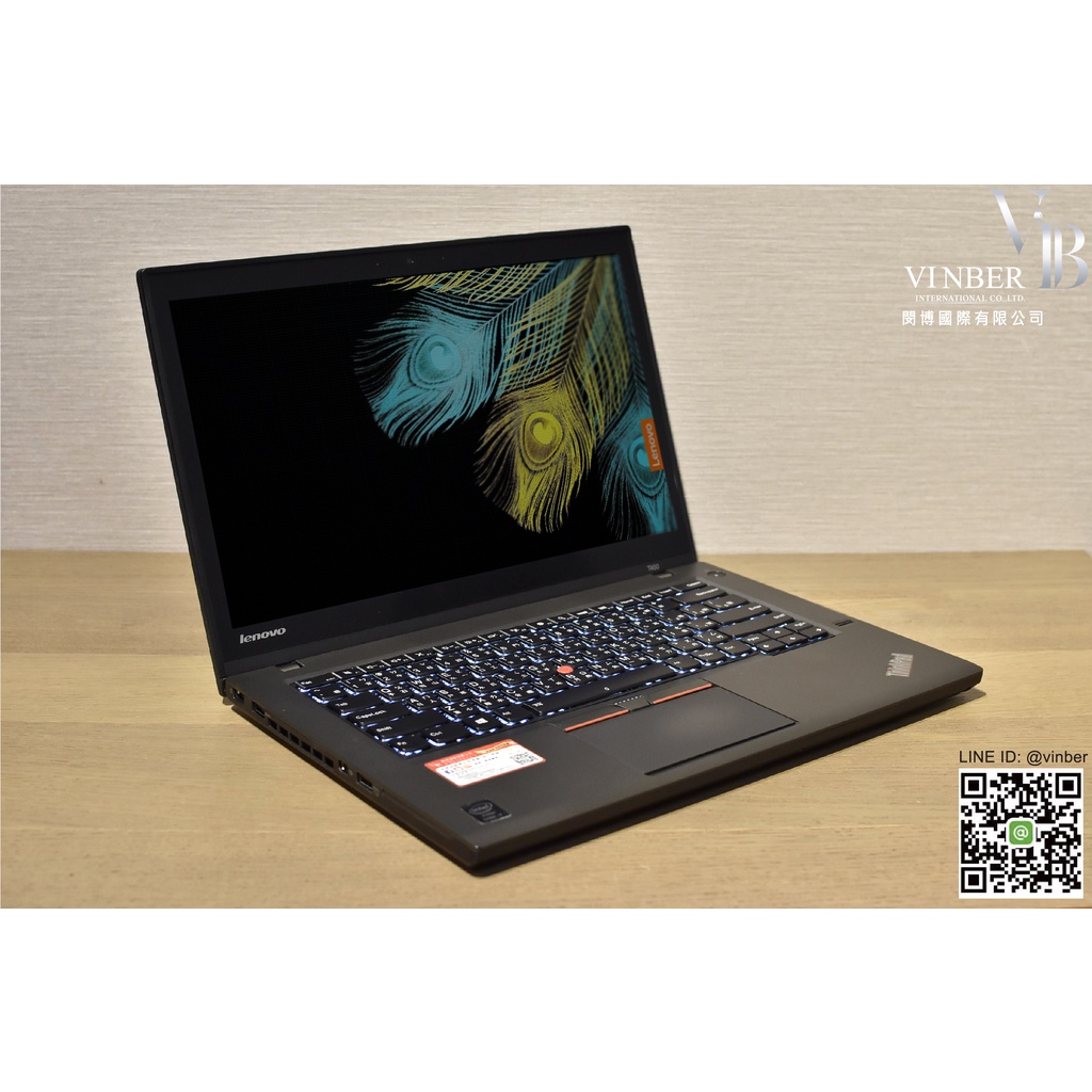 【閔博國際】Lenovo Thinkpad T450 稀有觸控螢幕 i7 獨顯 / 16G 經典小紅點商務筆電