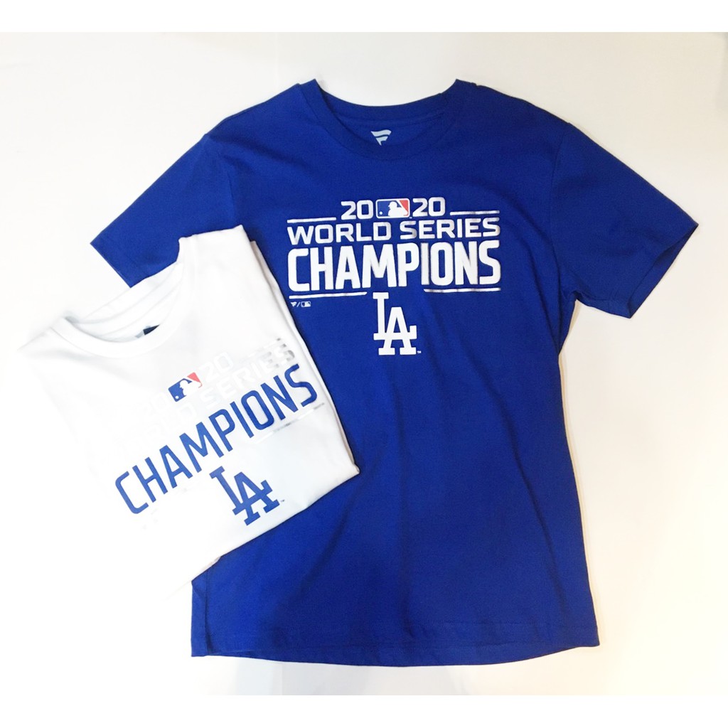 dodo_sport＊2020 MLB世界大賽冠軍短袖T恤 美國大聯盟 道奇隊 藍色 6060201