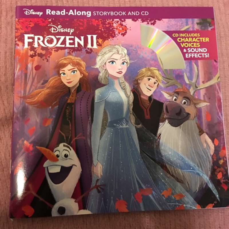 羊耳朵書店*迪士尼書展/冰雪奇緣2 故事書+CD Frozen 2 Read-along Storybook有聲讀本