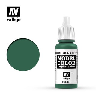 【顏料】【Vallejo】【模型色彩】70970 - 深綠色 Deep Green
