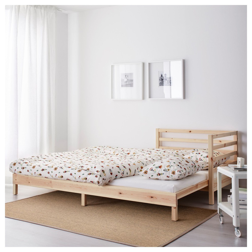 絕版款/北歐LOFT風格IKEA宜家TARVA松木可單人可雙人床框床架/單人拉開成雙人/沙發/二手八成新/特$6500