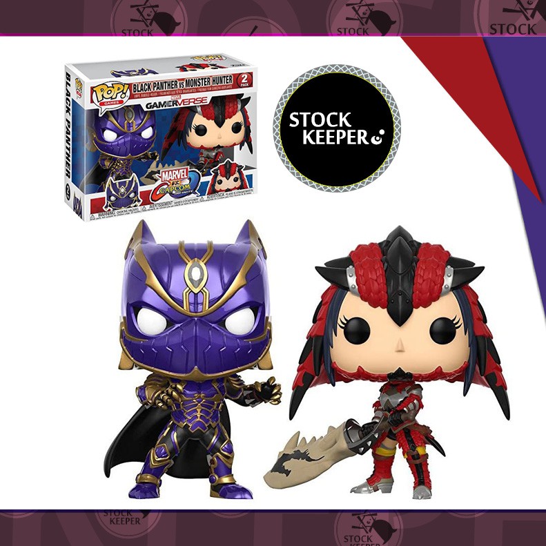 倉庫掌門人 Funko Marvel Capcom 黑豹魔物獵人搖頭美系公仔遊戲漫威vs 卡普空 蝦皮購物
