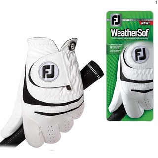 最低價·FJ高爾夫手套 男 小羊皮 左右手雙手單隻防滑耐磨 golf練習手套透氣