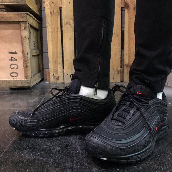 black university red air max 97