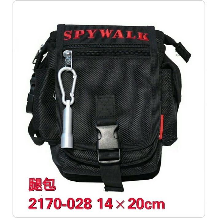 【免運】台灣工地秀專用SPYWALK  大腿包、腿包、腰包、三用重機包 工具袋＃2170紅字