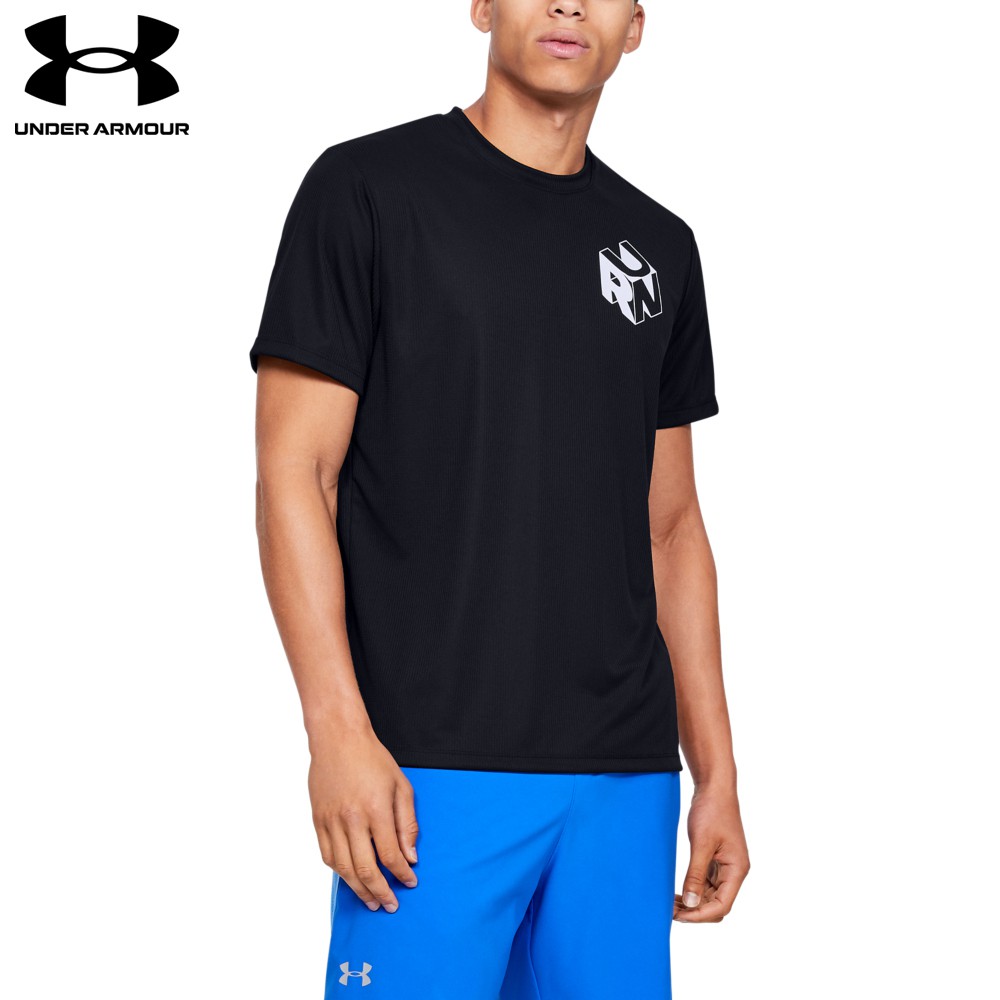 【UNDER ARMOUR】UA男 Running Graphics短T-Shirt(Fitted,亞洲版型)