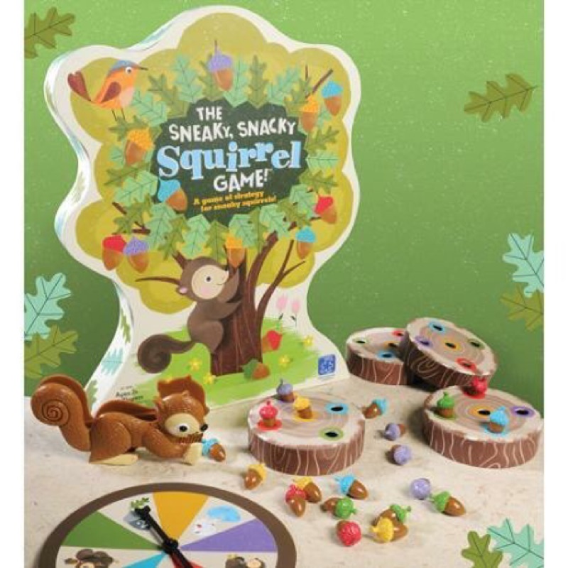 現貨❤草莓甜心美國專業代購❤Educational Insights美國兒童益智桌遊-小松鼠的橡果爭奪戰