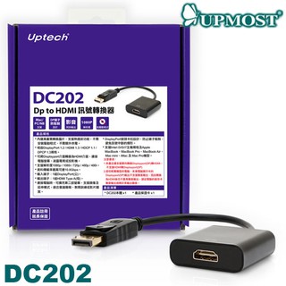 【3CTOWN】含稅開發票 UPMOST 登昌恆 Uptech DC202 Dp to HDMI 訊號轉換器