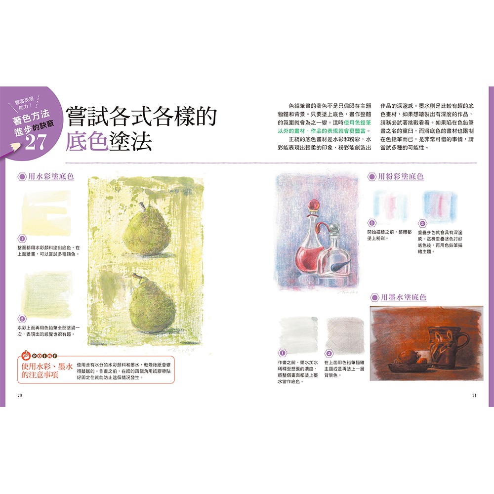 色鉛筆進階畫技 理論實例並行 點破你的繪畫盲區 全方位示範點評訣竅61 蝦皮購物