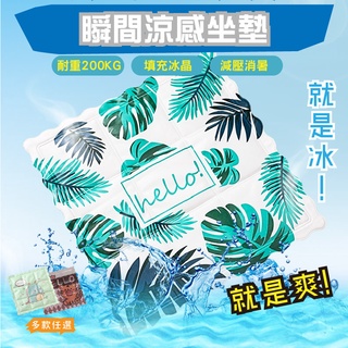 臺灣出貨 多樣圖案 實用冰晶水涼墊 冰涼坐墊 涼枕 注水式 涼坐墊 涼感水坐墊冰涼枕墊 冰涼墊 冰枕水墊 加大加厚