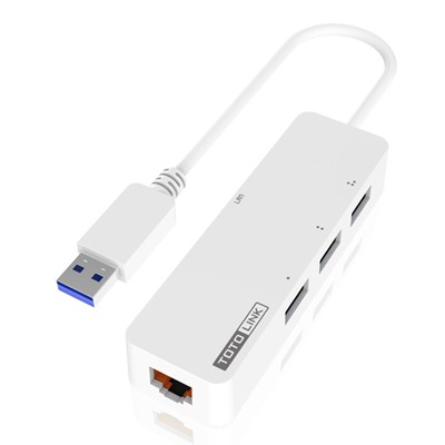 【豪騰電腦】TOTOLINK U1003 USB 3.0 轉RJ45 Gigabit 網路卡+集線器