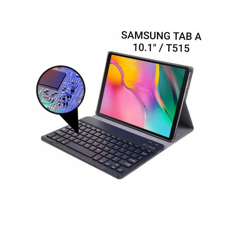 SAMSUNG 保護套翻蓋三星 Galaxy Tab A 10.1 2019 SM-T510 SM-T515 翻蓋鍵盤