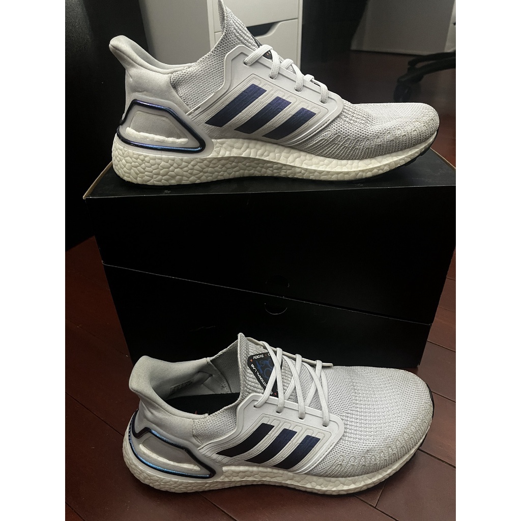 二手 Adidas Ultraboost 20 ISS US National Lab 跑鞋 EG0695 US11.5