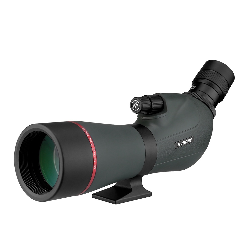 Svbony SV406P ED 觀鳥鏡單筒望遠鏡 16-48x65 HD 雙速調防水防霧 帶軟包用於觀鳥攝影