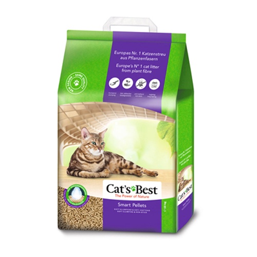 ◆【宅配限2包】Cats Best凱優凝結木屑砂紫標長毛貓用 20L(10kg)