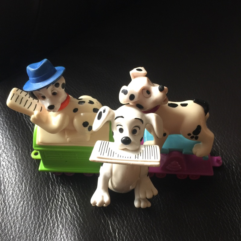 麥當勞玩具收藏出清～迪士尼電影101忠狗系列 玩具車 公仔～3個一起出清