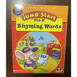 【二手英文童書】Scholastic／Jump Start Pre-K Rhyming Words