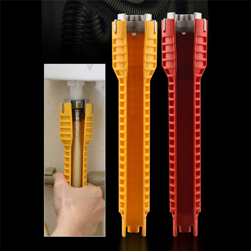 水槽螺絲板手 單頭普通版 4分6分 水龍頭水槽安裝工具水管扳手工具超長浴室廚房水暖水槽安裝工具 蝦皮購物